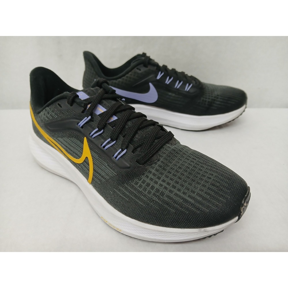 Nike Women's Air Zoom Pegasus 39 Running Shoes DH4072-004 Black Yellow Sz 6.5